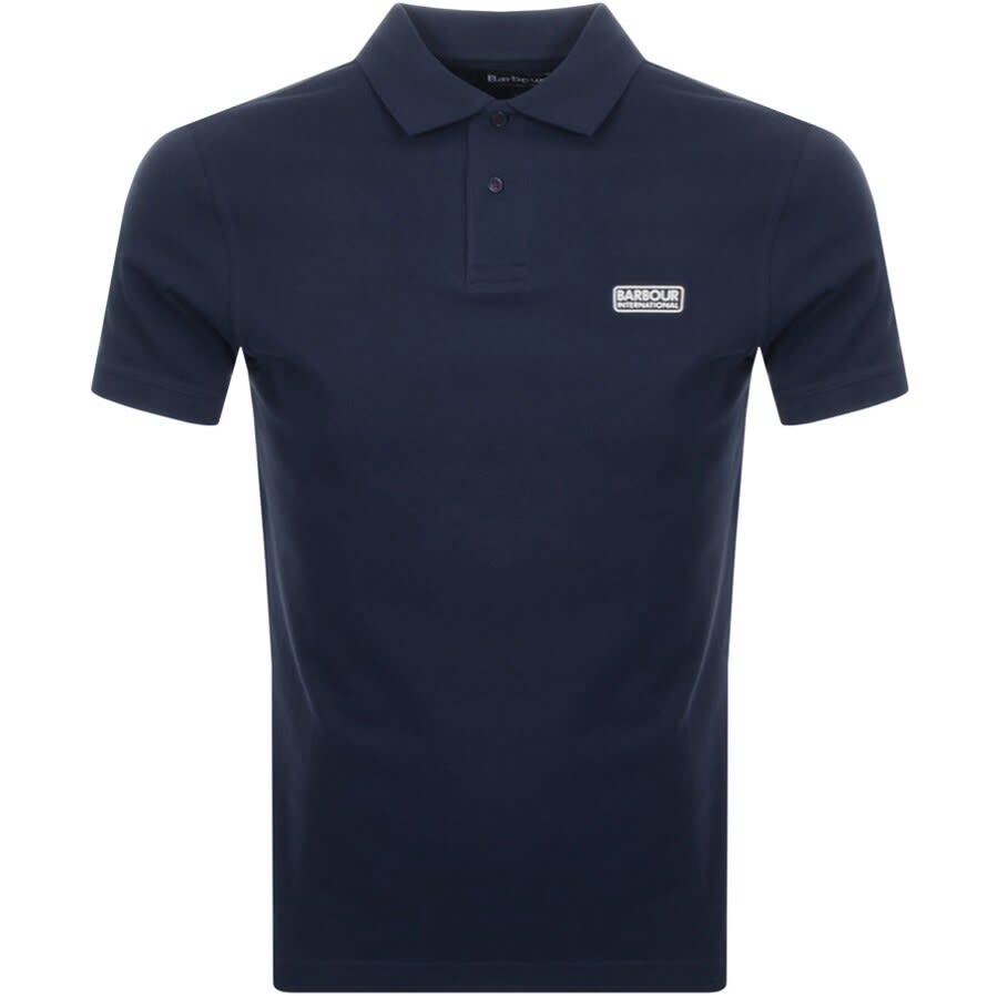 Barbour International Essential Polo T Shirt Navy | Mainline Menswear