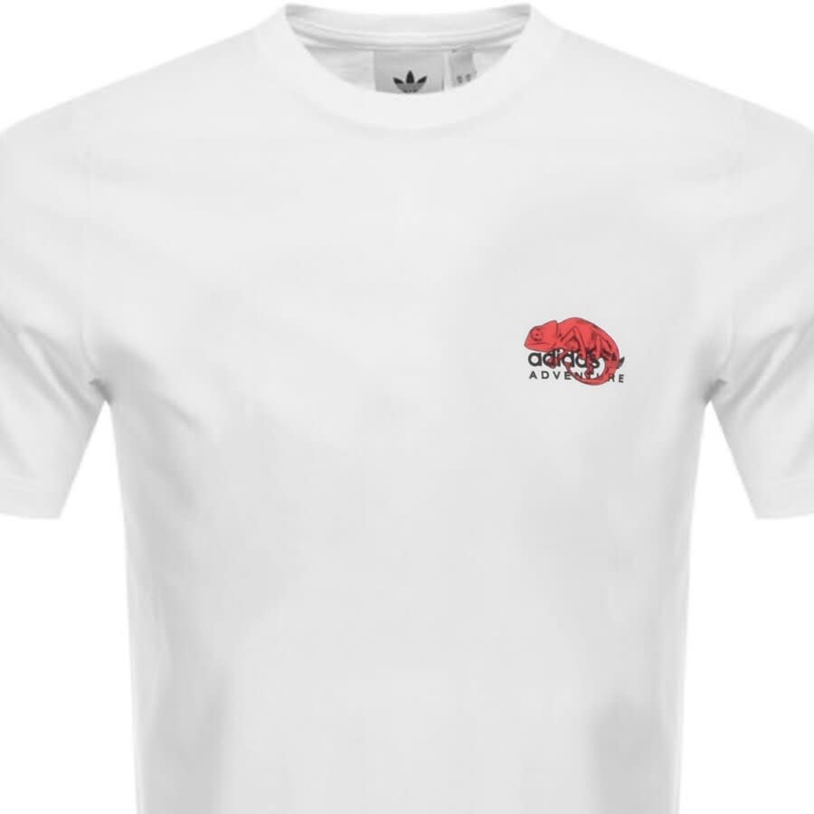 Alternative Image for Productadidas Originals Adventure Packalot T Shirt White2