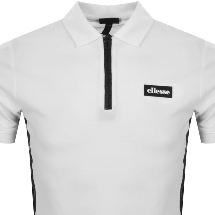 Alternative Image for ProductEllesse Flyawani Short Sleeved Polo T Shirt White2