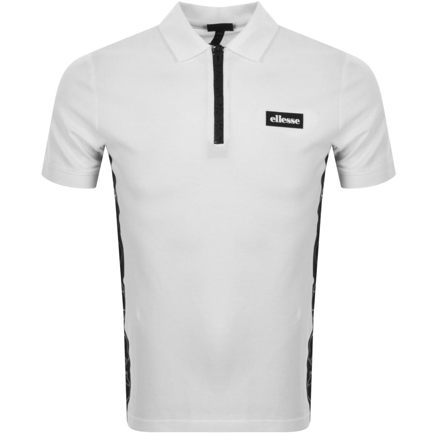 Alternative Image for ProductEllesse Flyawani Short Sleeved Polo T Shirt White1