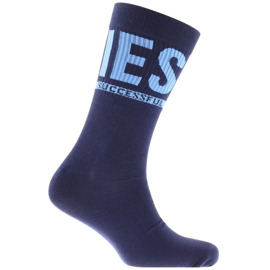 Alternative Image for ProductDiesel SKM RAY Three Pack Socks Navy3