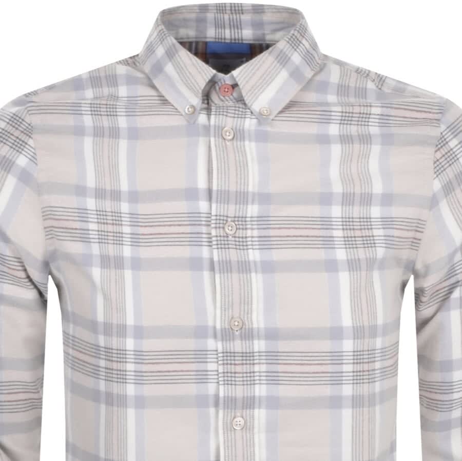 Alternative Image for ProductPS By Paul Smith Long Sleeved Tailored Shirt Beige2