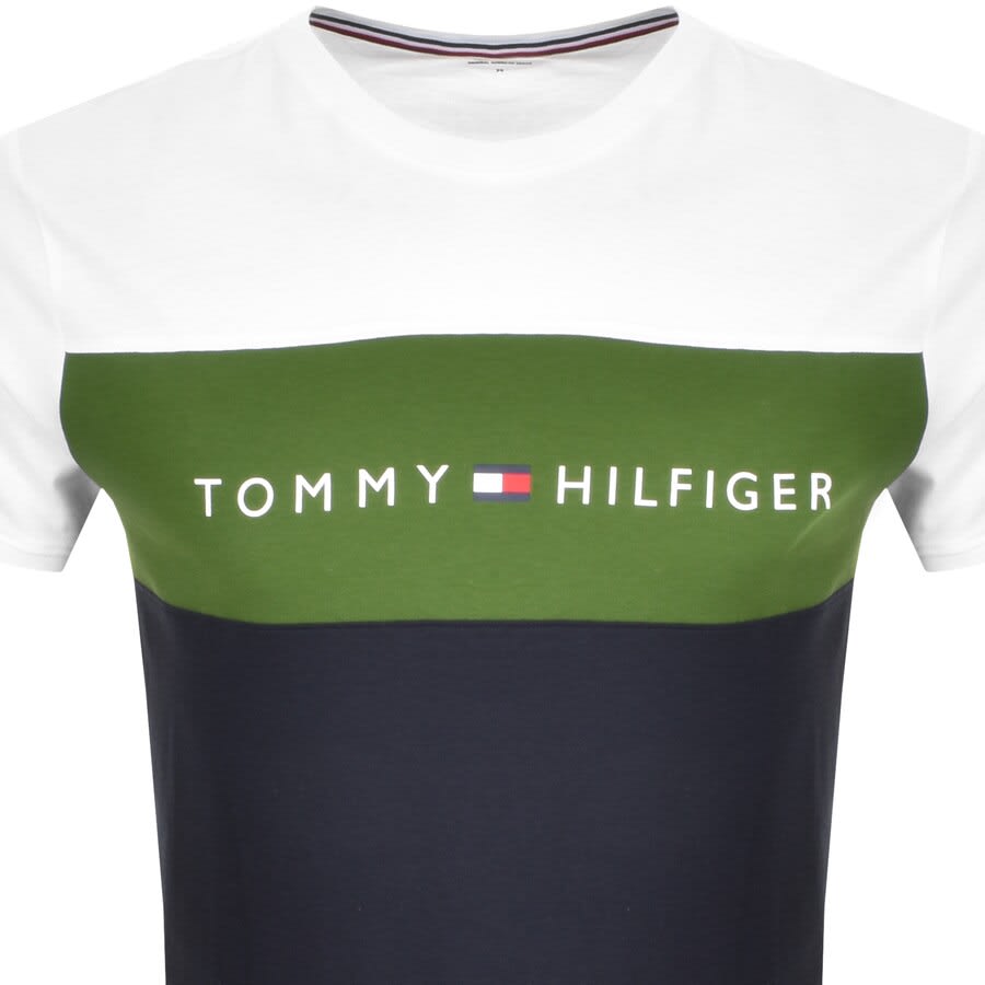 Alternative Image for ProductTommy Hilfiger Lounge Logo Flag T Shirt White2