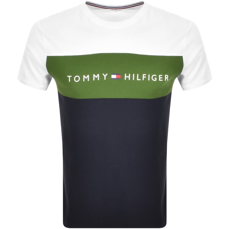 Alternative Image for ProductTommy Hilfiger Lounge Logo Flag T Shirt White1