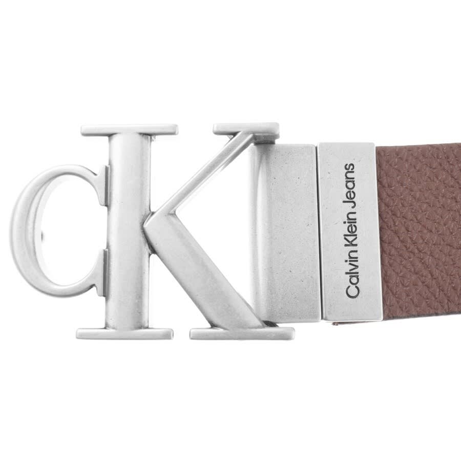 Alternative Image for ProductCalvin Klein CK Logo Reversible Belt Brown3