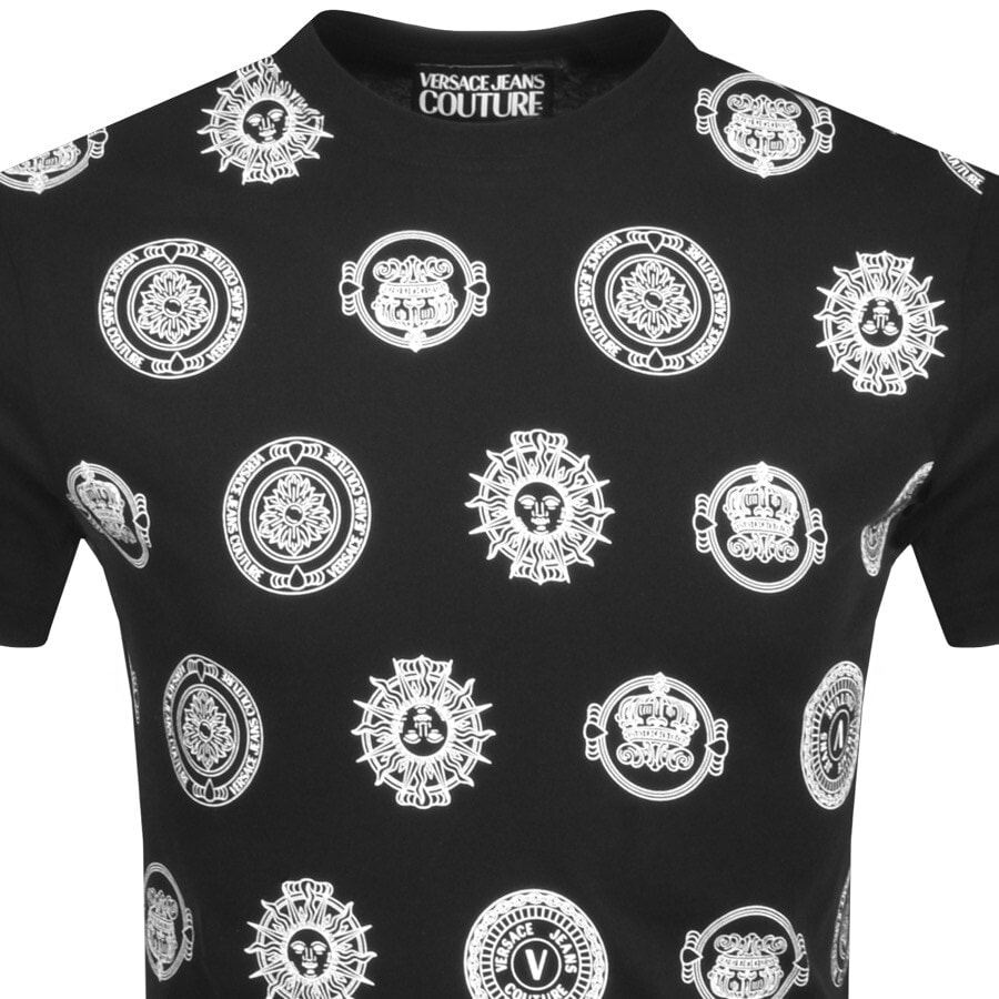Alternative Image for ProductVersace Jeans Couture Logo T Shirt Black2