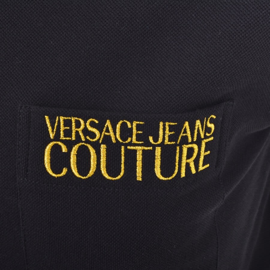 Alternative Image for ProductVersace Jeans Couture Polo T Shirt Black3