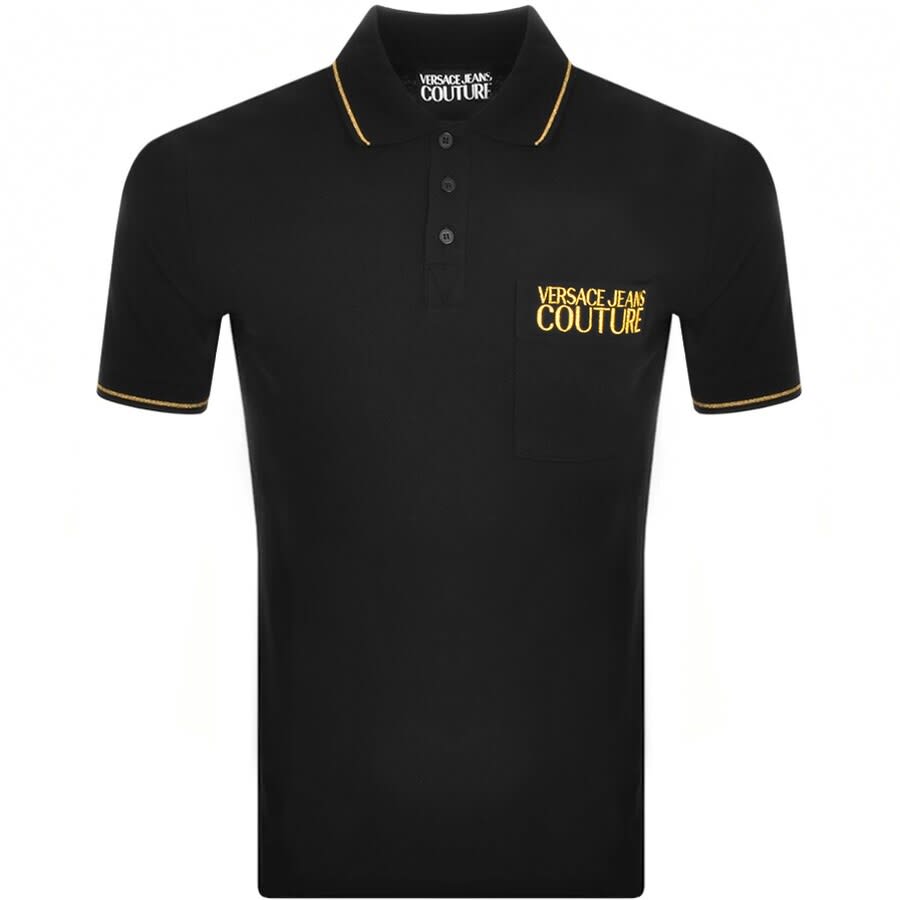 Alternative Image for ProductVersace Jeans Couture Polo T Shirt Black1