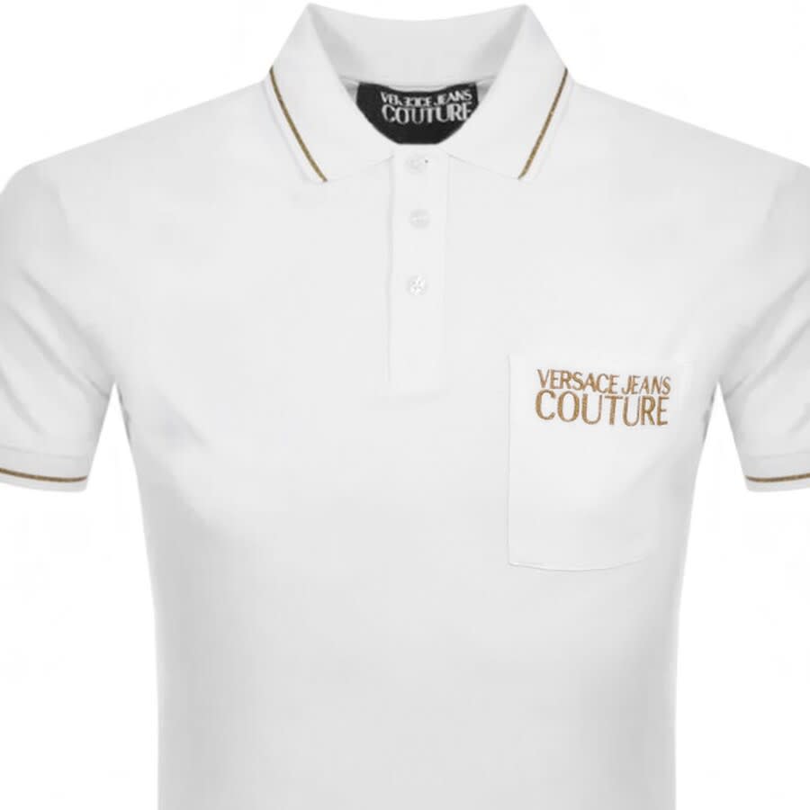Alternative Image for ProductVersace Jeans Couture Polo T Shirt White2