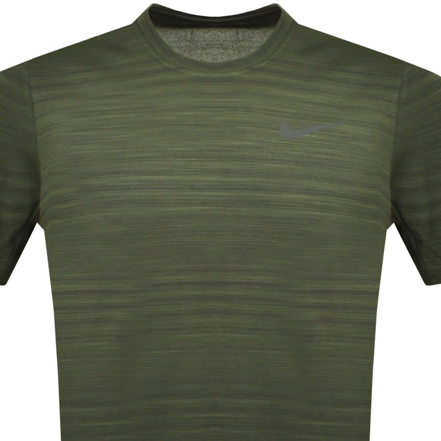 Alternative Image for ProductNike Training Dri Fit Logo T Shirt Green2