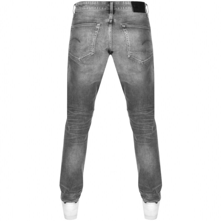 G Star Raw 3301 Tapered Jeans Mid Wash Grey | Mainline Menswear United ...