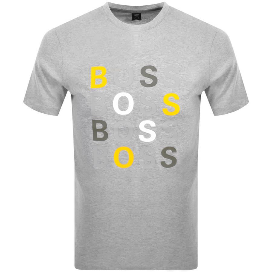 Alternative Image for ProductBOSS Tessler 171 Logo T Shirt Grey1