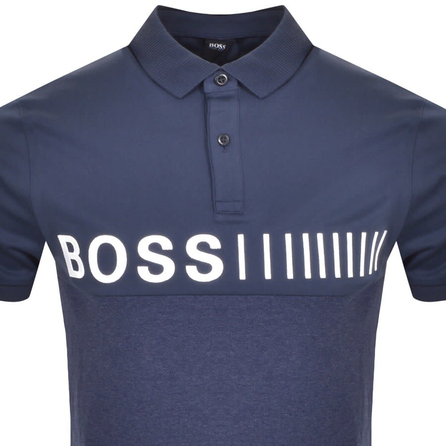 Alternative Image for ProductBOSS Pavel Short Sleeve Polo Navy2