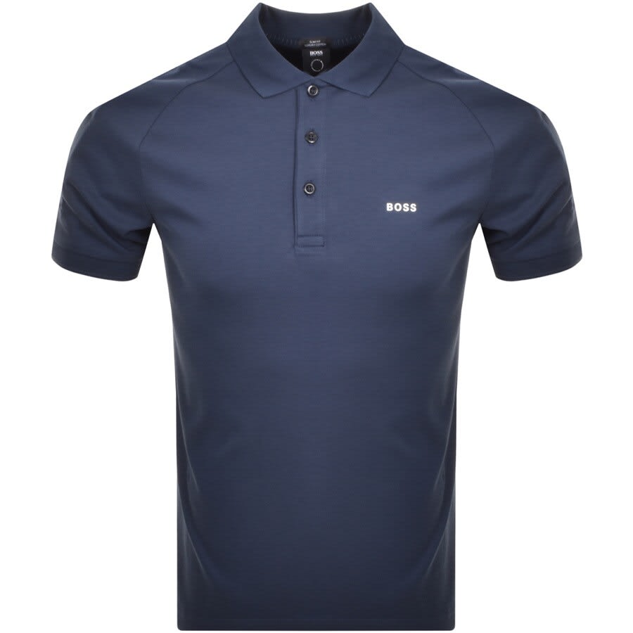 Alternative Image for ProductBOSS Paule 2 Short Sleeve Polo T Shirt Navy1
