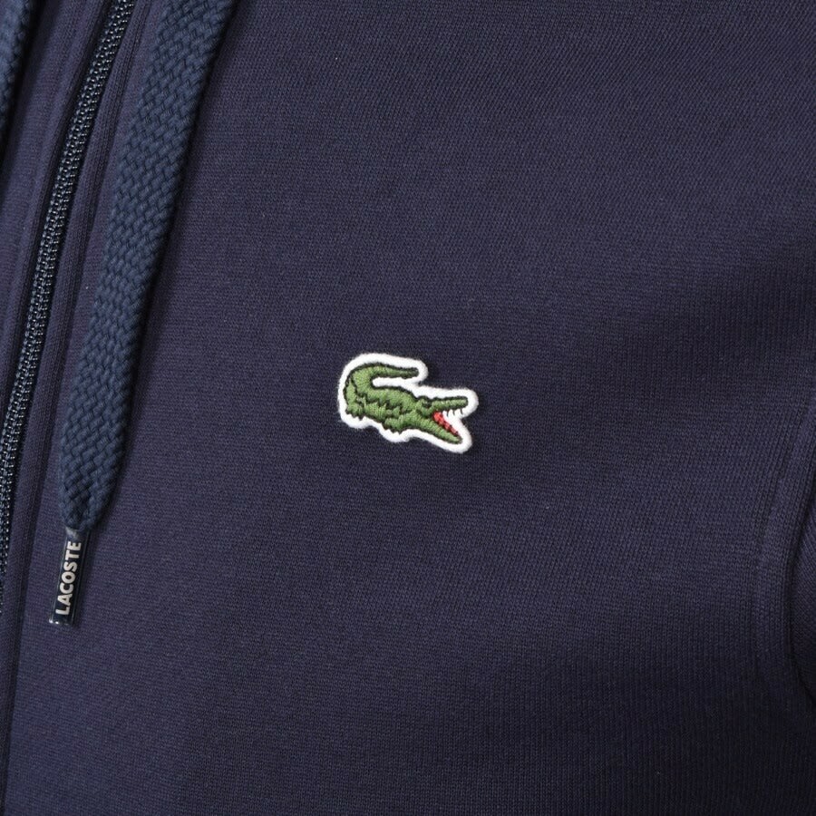 Alternative Image for ProductLacoste Sport Logo Full Zip Hoodie Navy3