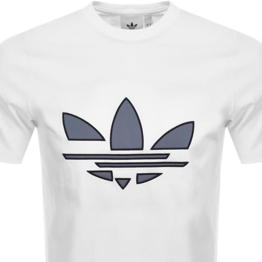 Alternative Image for Productadidas Originals Trefoil T Shirt White2