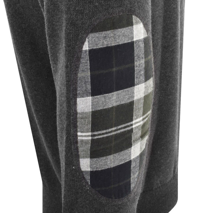 Alternative Image for ProductBarbour Avoch Half Zip Knitted Jumper Grey3