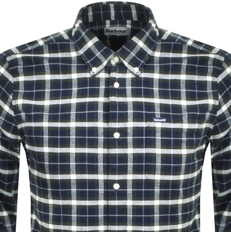 Alternative Image for ProductBarbour Fellfoot Check Long Sleeved Shirt Navy2