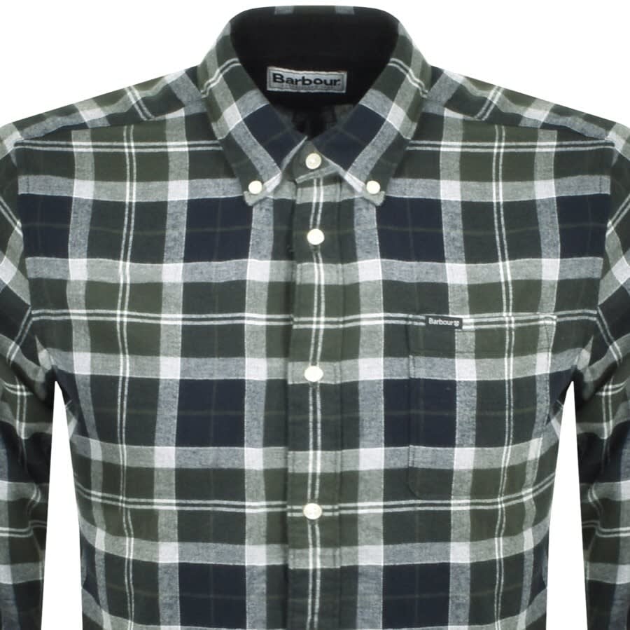 Alternative Image for ProductBarbour Rasay Check Long Sleeved Shirt Green2