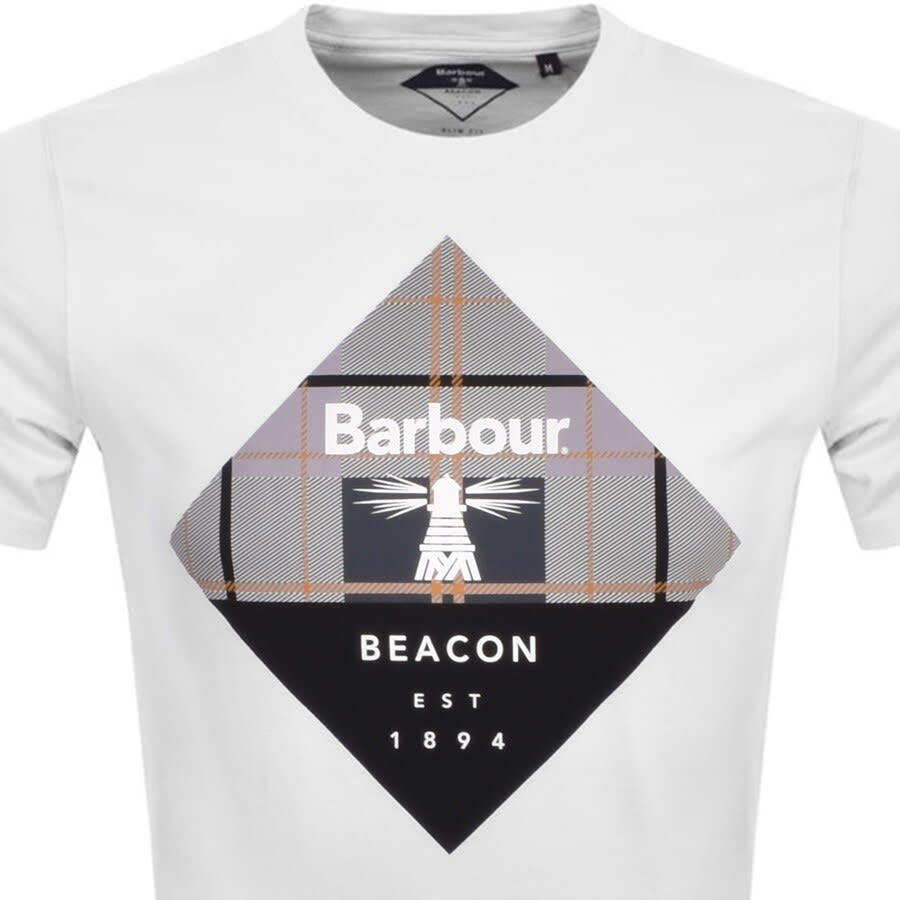 Alternative Image for ProductBarbour Beacon Becker T Shirt White2