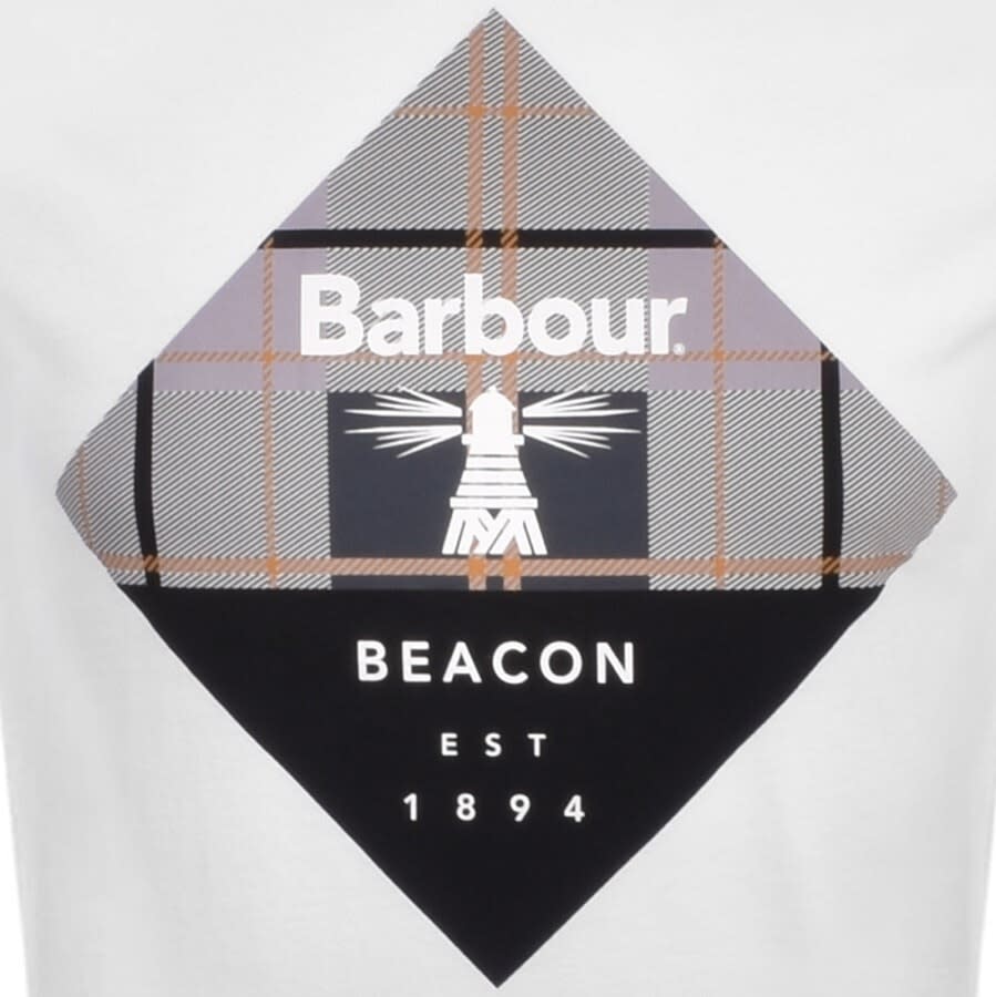 Alternative Image for ProductBarbour Beacon Becker T Shirt White3