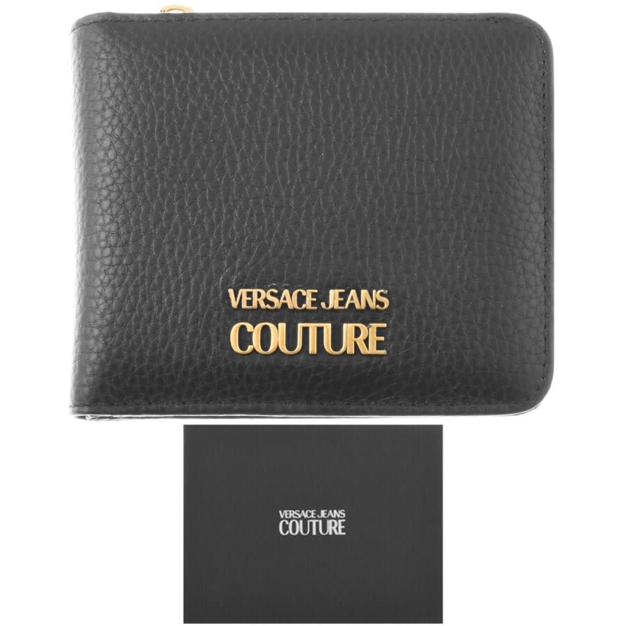 Alternative Image for ProductVersace Jeans Couture Textured Wallet Black1