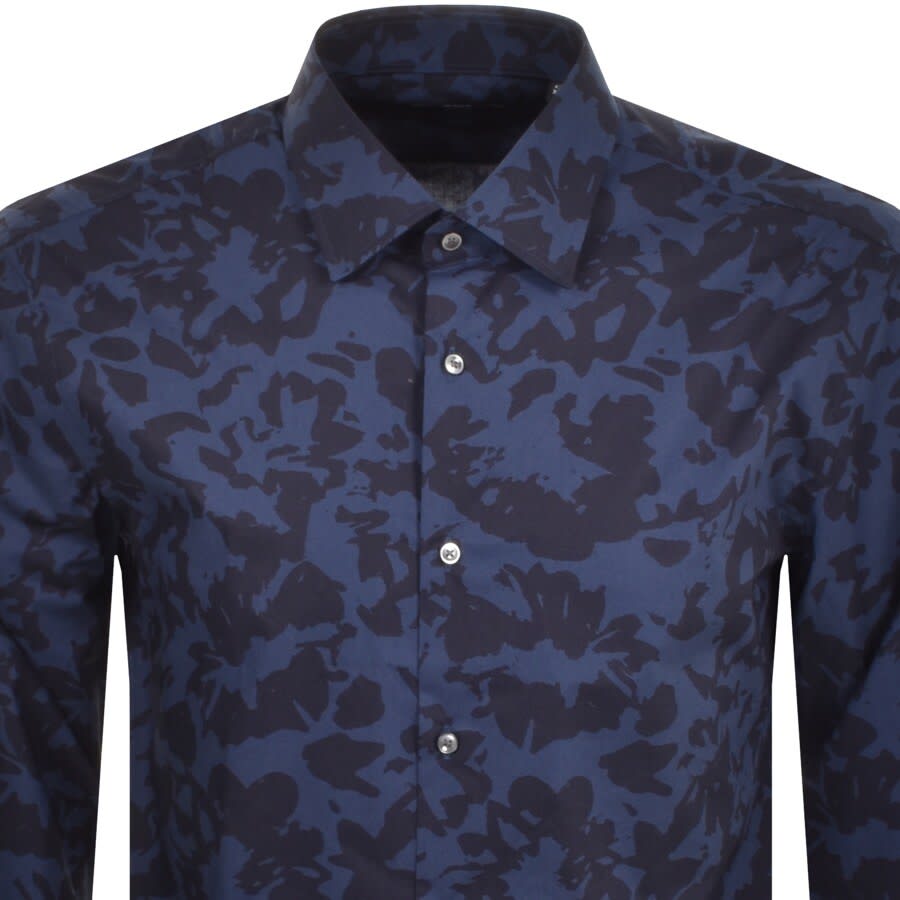 Alternative Image for ProductBOSS C Hank Slim Fit Long Sleeve Shirt Navy2