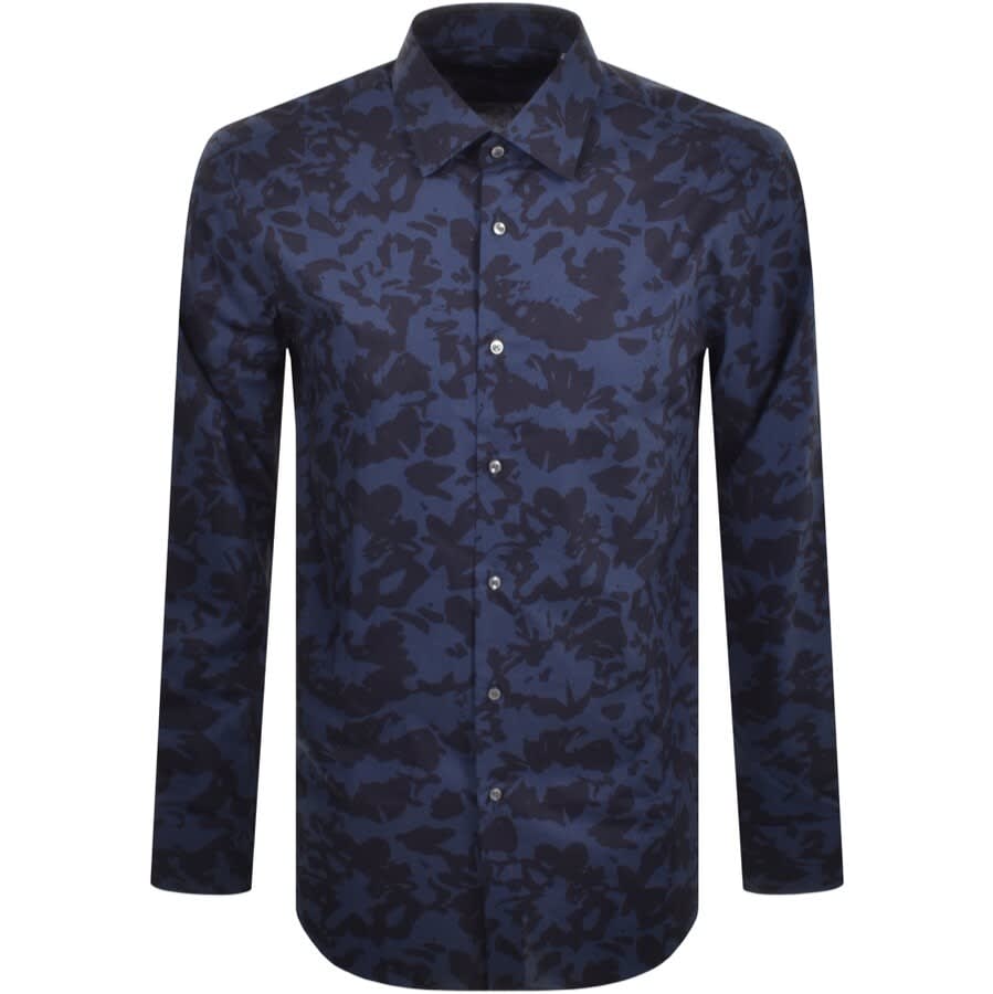 Alternative Image for ProductBOSS C Hank Slim Fit Long Sleeve Shirt Navy1