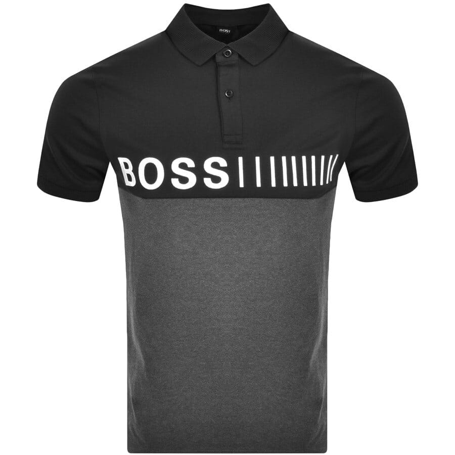 Alternative Image for ProductBOSS Pavel Short Sleeve Polo Black1