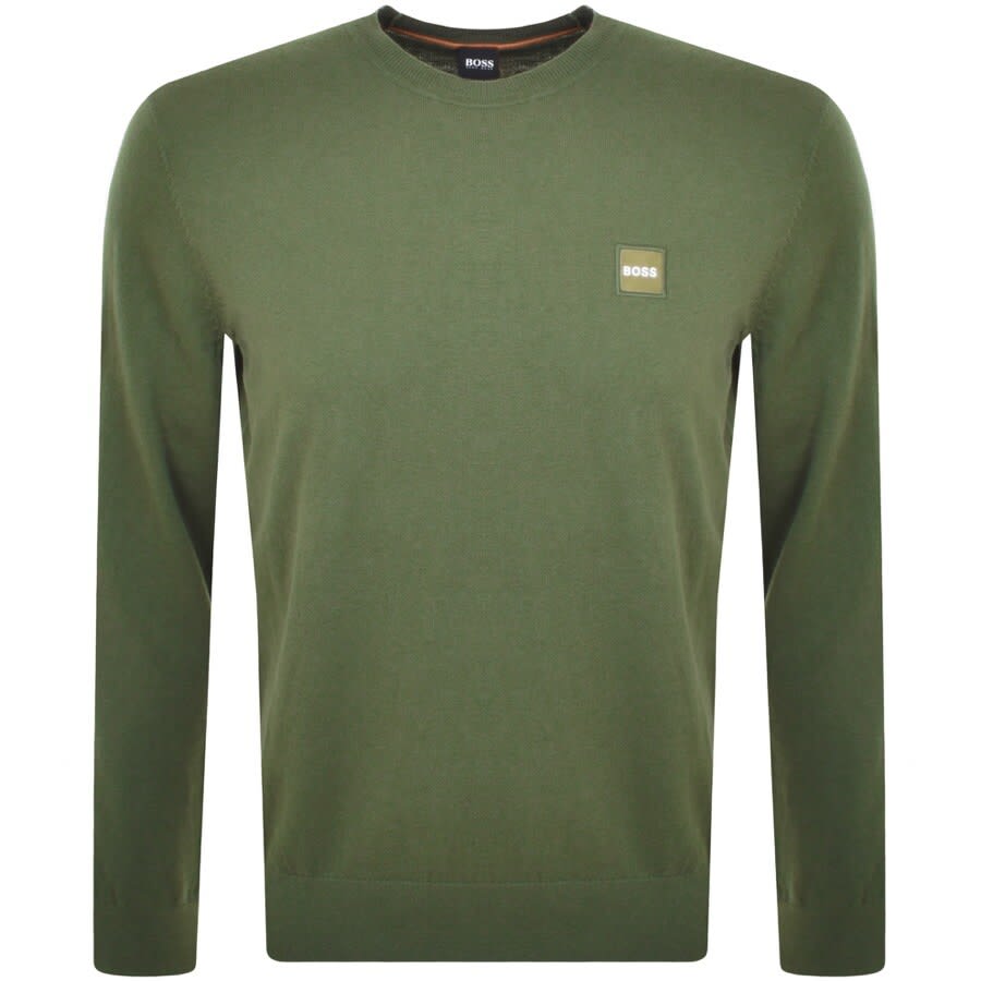 Alternative Image for ProductBOSS Kanovant Knitted Jumper Khaki1