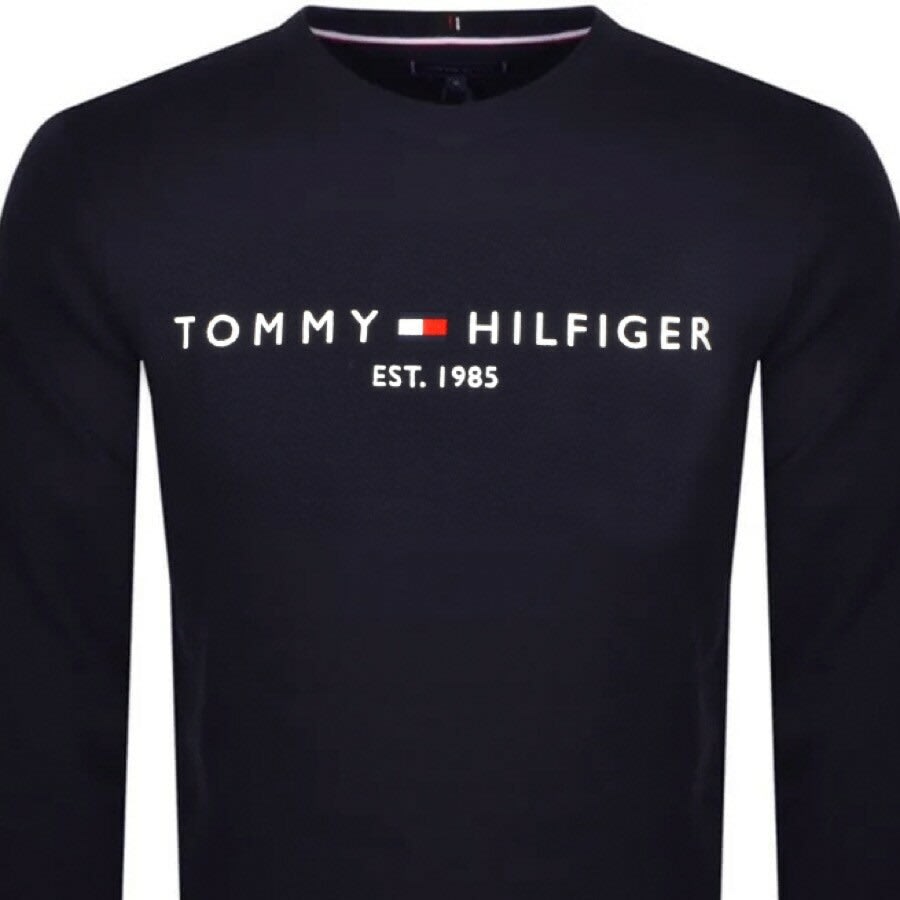 Alternative Image for ProductTommy Hilfiger Logo Sweatshirt Navy2