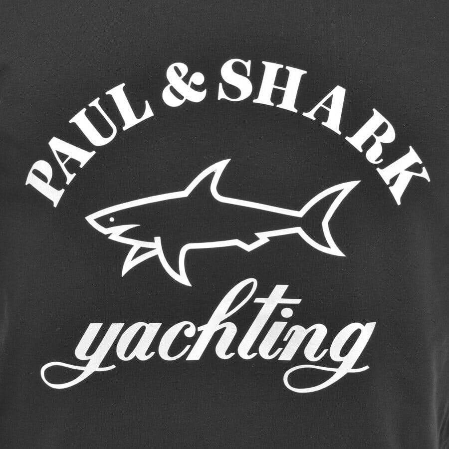 Alternative Image for ProductPaul And Shark Logo T Shirt Black3