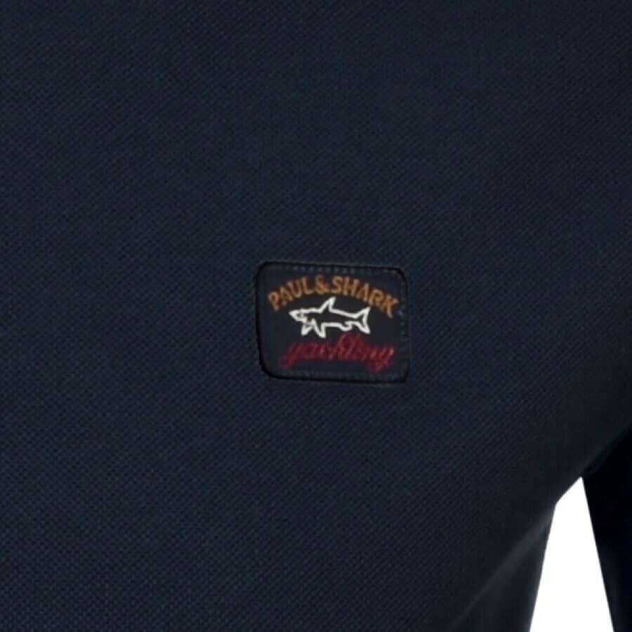 Alternative Image for ProductPaul And Shark Long Sleeved Polo T Shirt Navy3