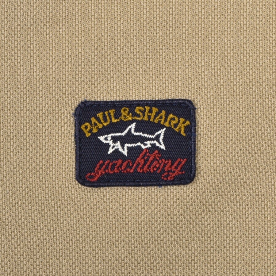 Alternative Image for ProductPaul And Shark Short Sleeved Polo T Shirt Brown3