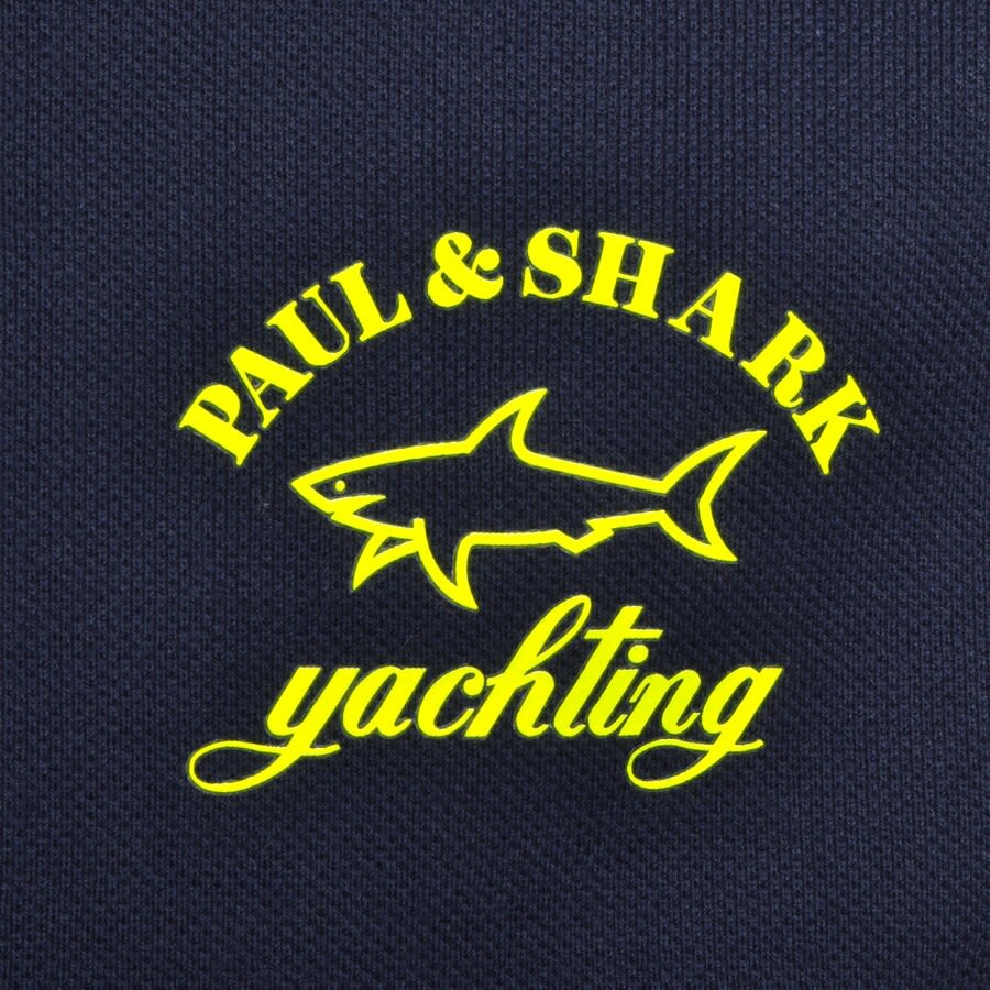 Alternative Image for ProductPaul And Shark Short Sleeved Polo T Shirt Navy3