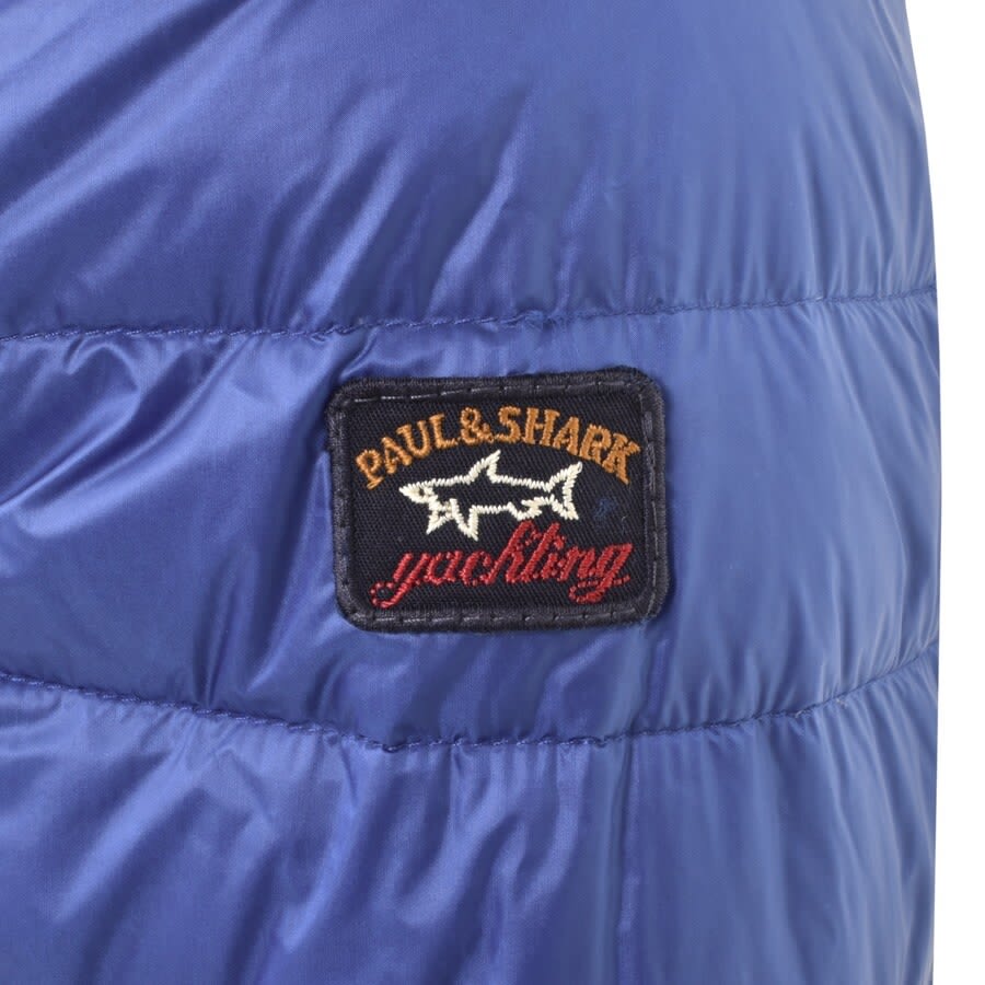 Alternative Image for ProductPaul And Shark Quilted Hooded Jacket Blue3