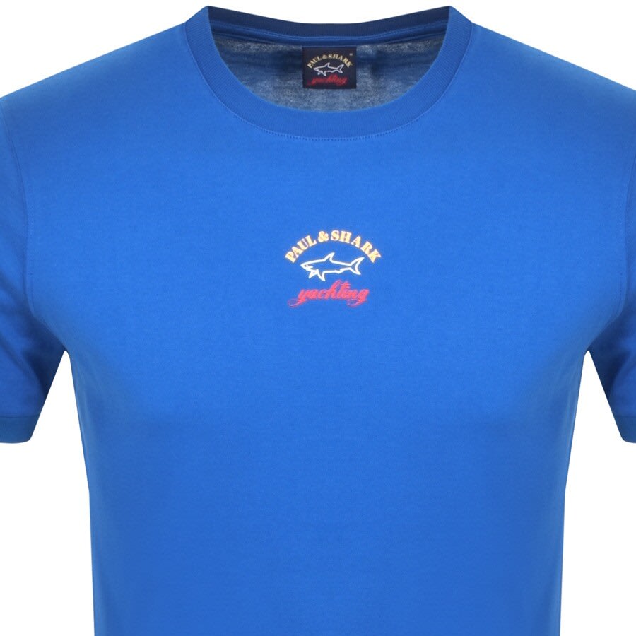 Alternative Image for ProductPaul And Shark Logo T Shirt Blue2