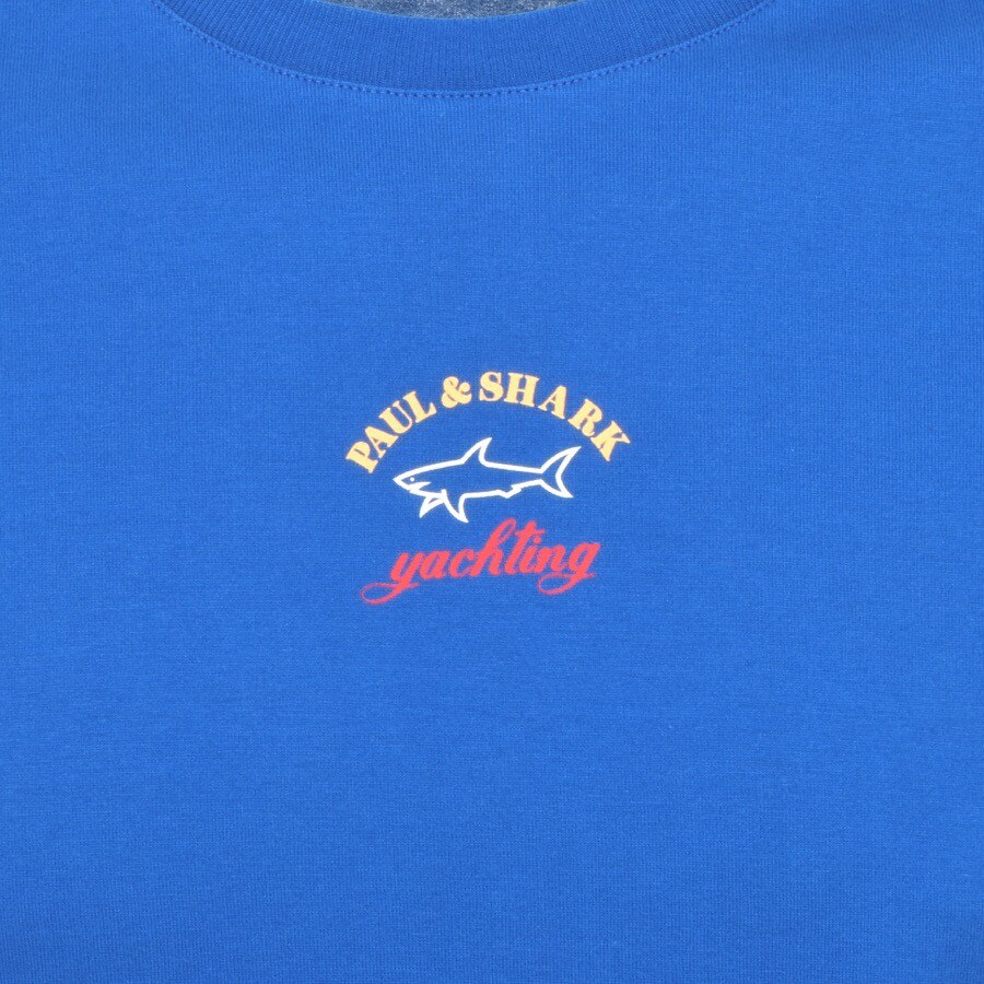 Alternative Image for ProductPaul And Shark Logo T Shirt Blue3