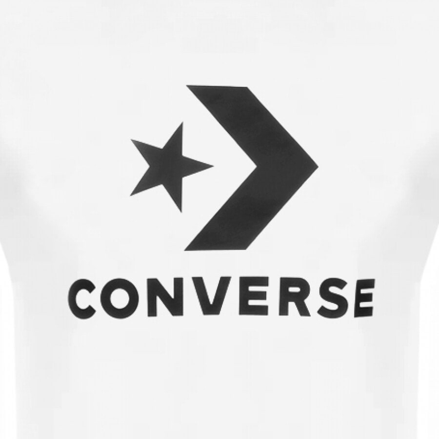 Alternative Image for ProductConverse Star Chevron Logo T Shirt White3