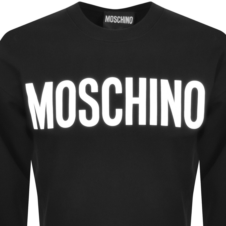Alternative Image for ProductMoschino Logo Sweatshirt Black2