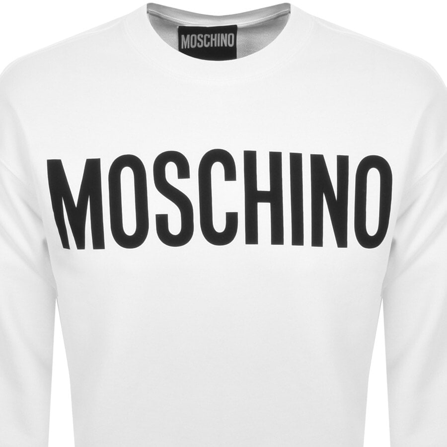 Alternative Image for ProductMoschino Logo Sweatshirt White2