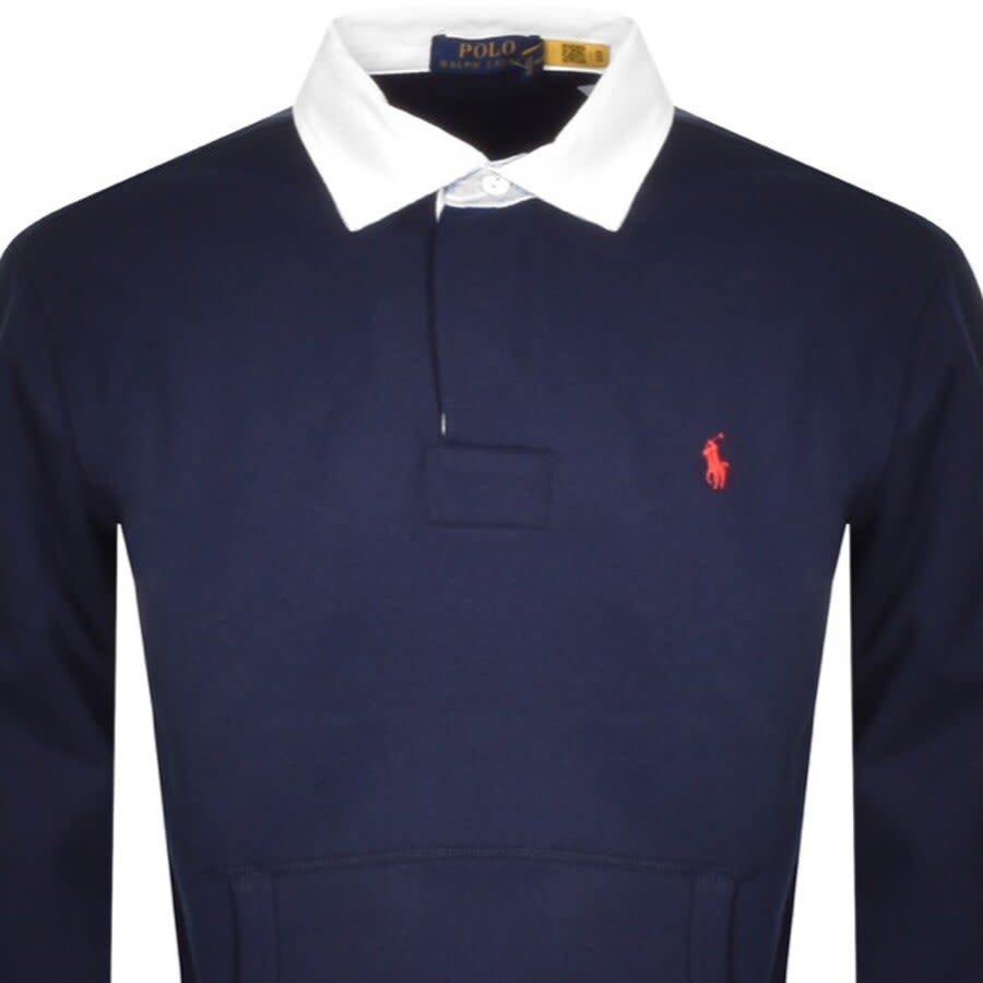 Alternative Image for ProductRalph Lauren Rugby Polo Sweatshirt Navy2