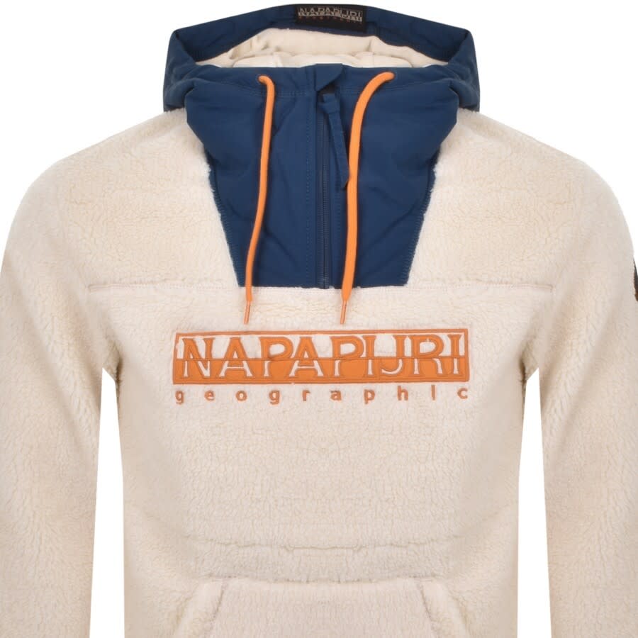 Alternative Image for ProductNapapijri Teide 4 Half Zip Fleece Hoodie Beige2