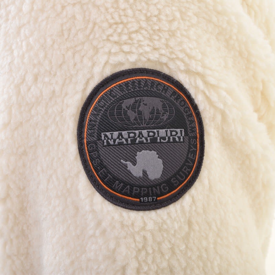 Alternative Image for ProductNapapijri Teide 4 Half Zip Fleece Hoodie Beige3