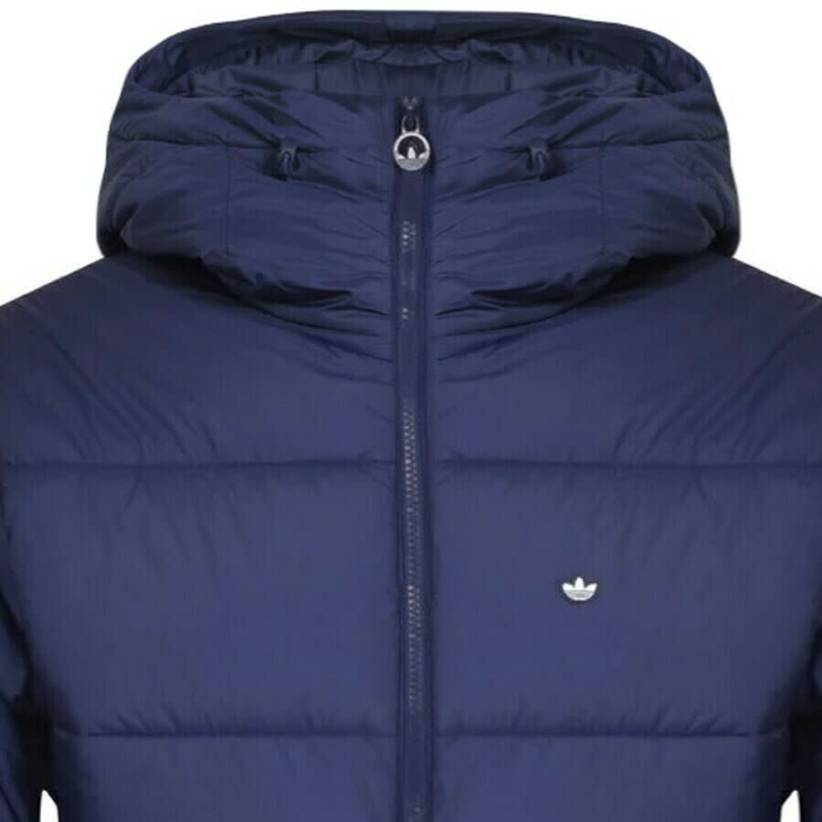 Alternative Image for Productadidas Originals Hooded Puffer Jacket Blue2
