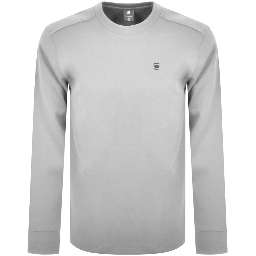 Alternative Image for ProductG Star Raw Crew Sweatshirt Grey1