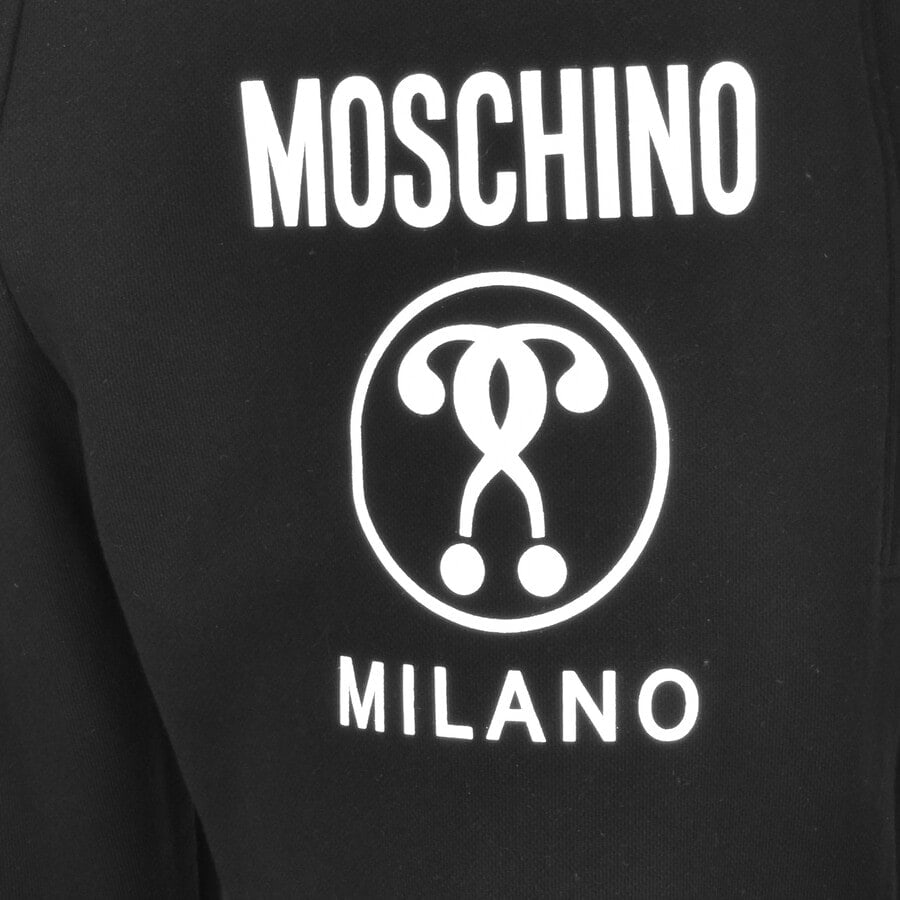 Alternative Image for ProductMoschino Milano Logo Jogging Bottoms Black3