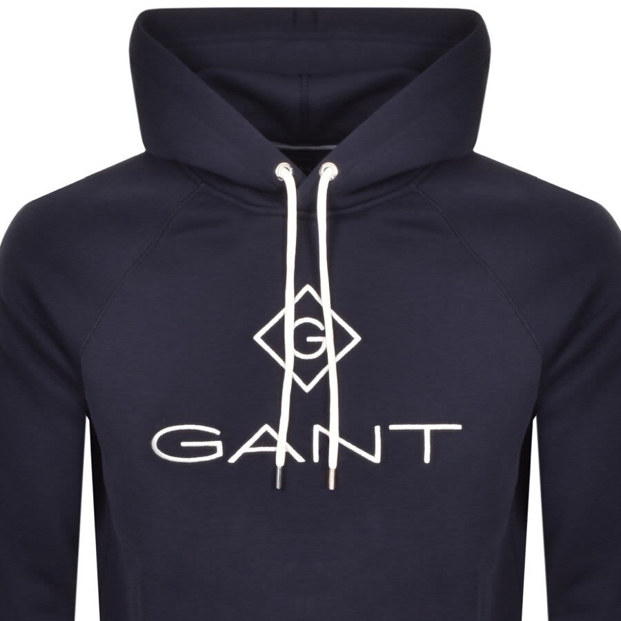 Alternative Image for ProductGant Lock Up Hoodie Navy2