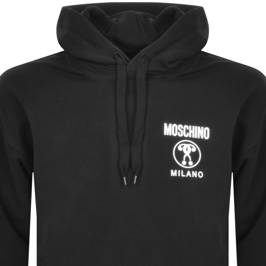 Alternative Image for ProductMoschino Milano Logo Hoodie Black2
