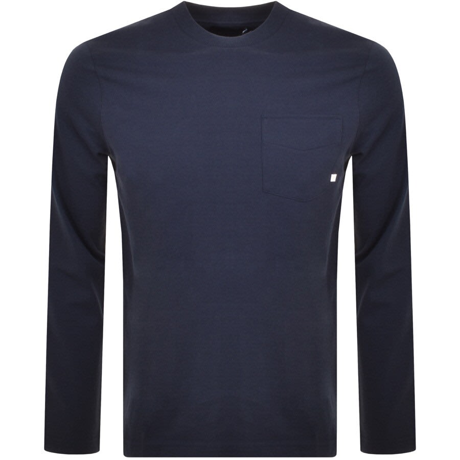 Alternative Image for ProductFarah Vintage Weymouth Long Sleeve T Shirt Navy1
